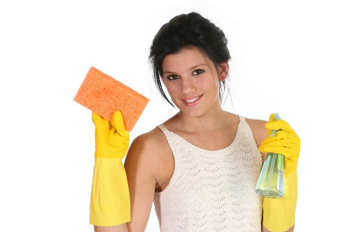 Local cleaning team working in a modern Elephant and Castle apartment