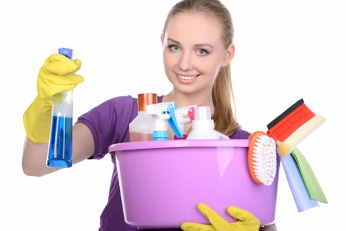 Local office cleaners working around access and security in Elephant and Castle