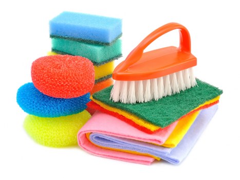 Professional cleaners working in a busy Elephant and Castle apartment building