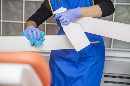 Cleaner preparing a mattress cleaning appointment in South London
